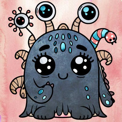 cute monster