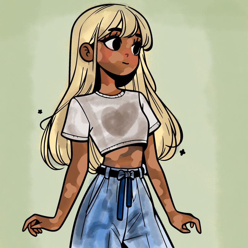 girl in a cute crop top