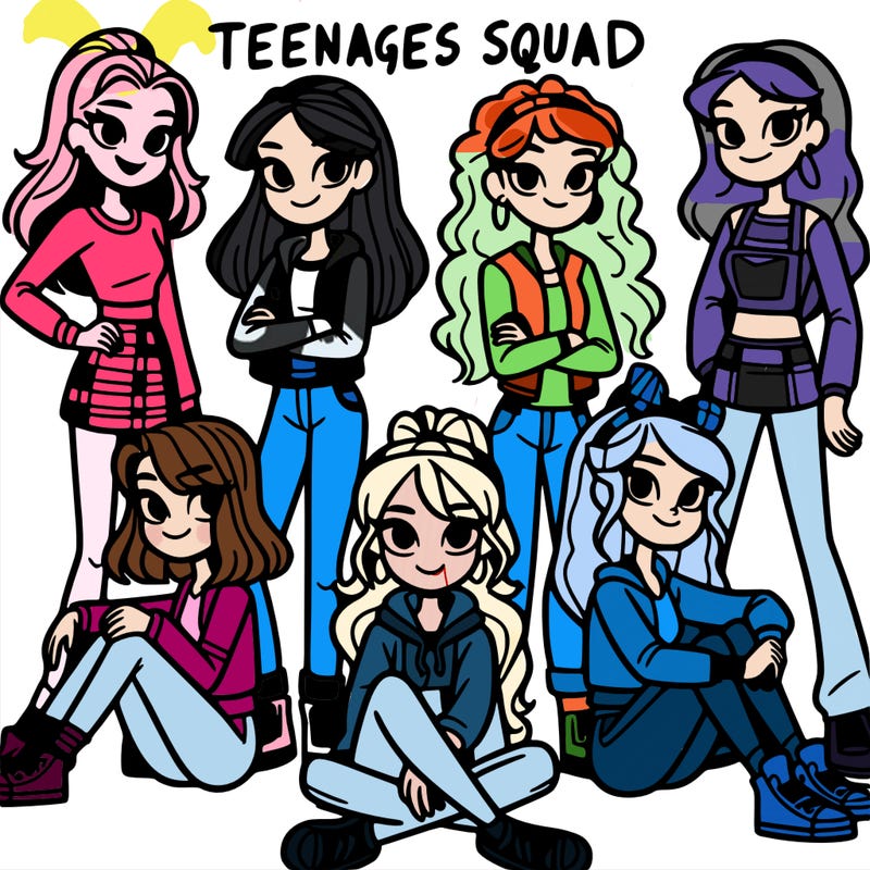 teenage girls squad