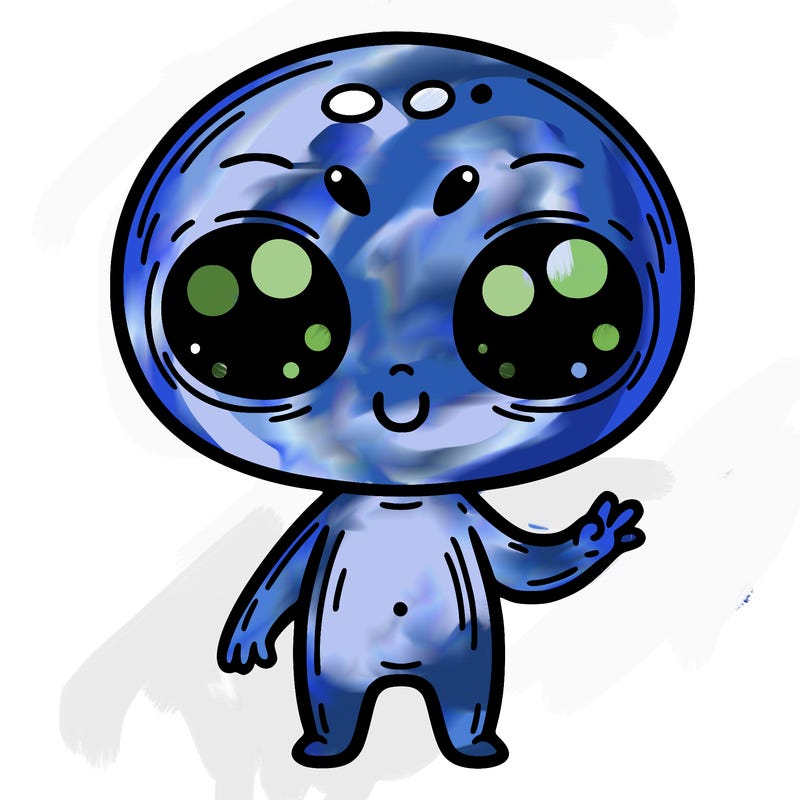 alien cute