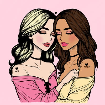 realistic girls in love