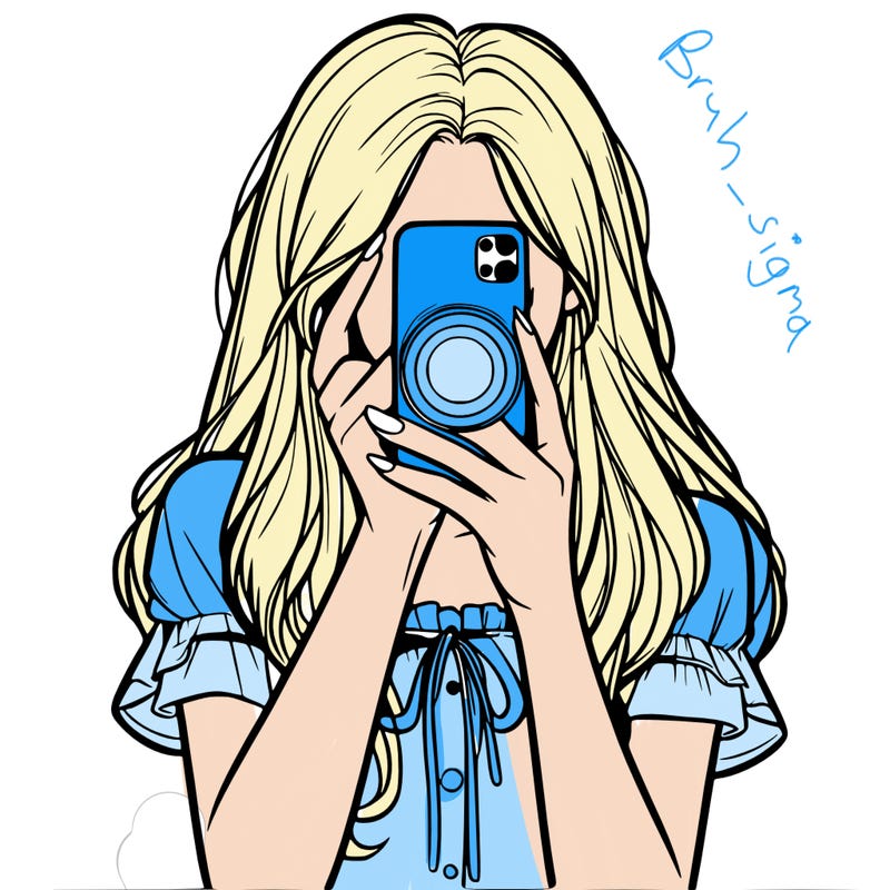 a realistic girl holding her phone taking pictures
