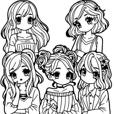 four girls