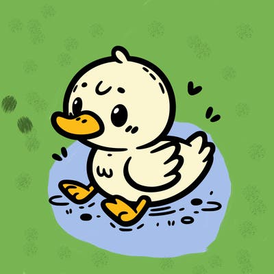 cute duck
