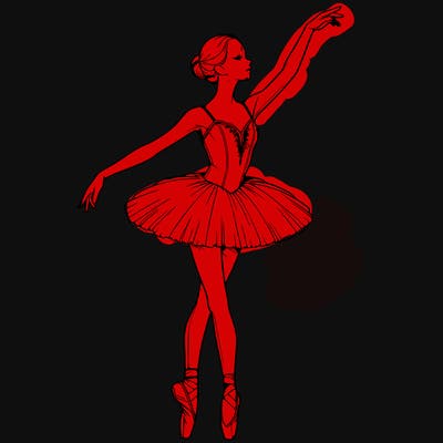 realistic ballerina