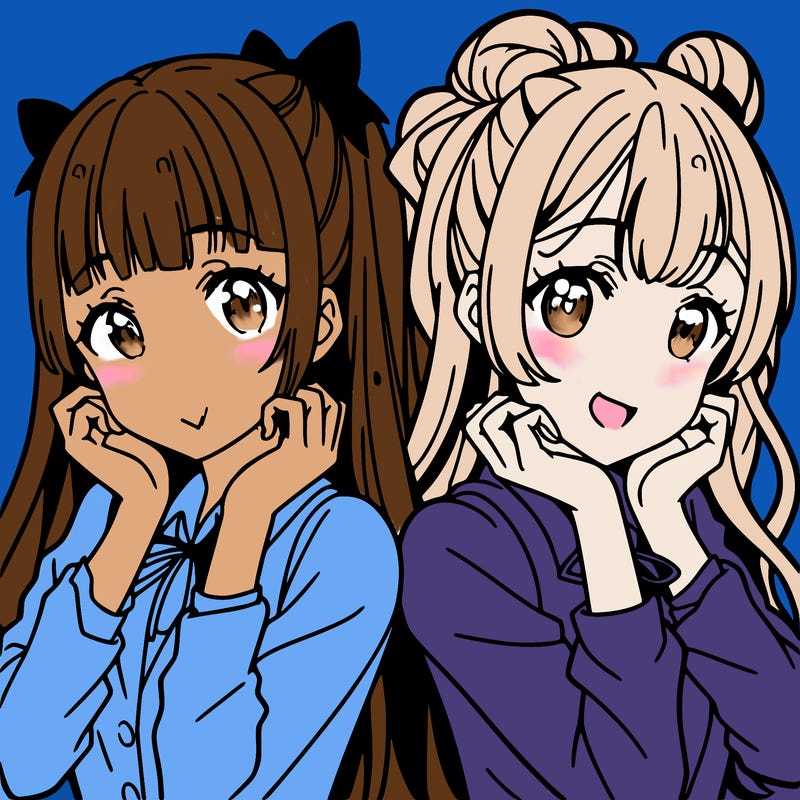 two anime girls