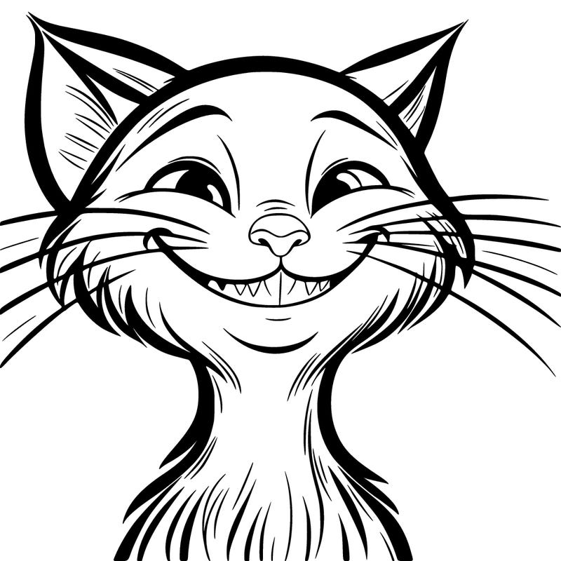 the cheshire cat from the original alice in wonderland