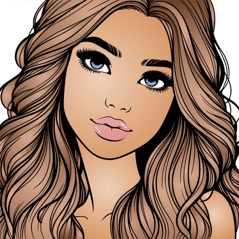 beautiful realistic girl