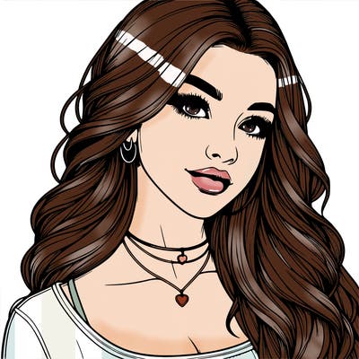 detailed realistic girl