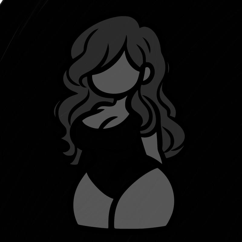 curvy woman with hair