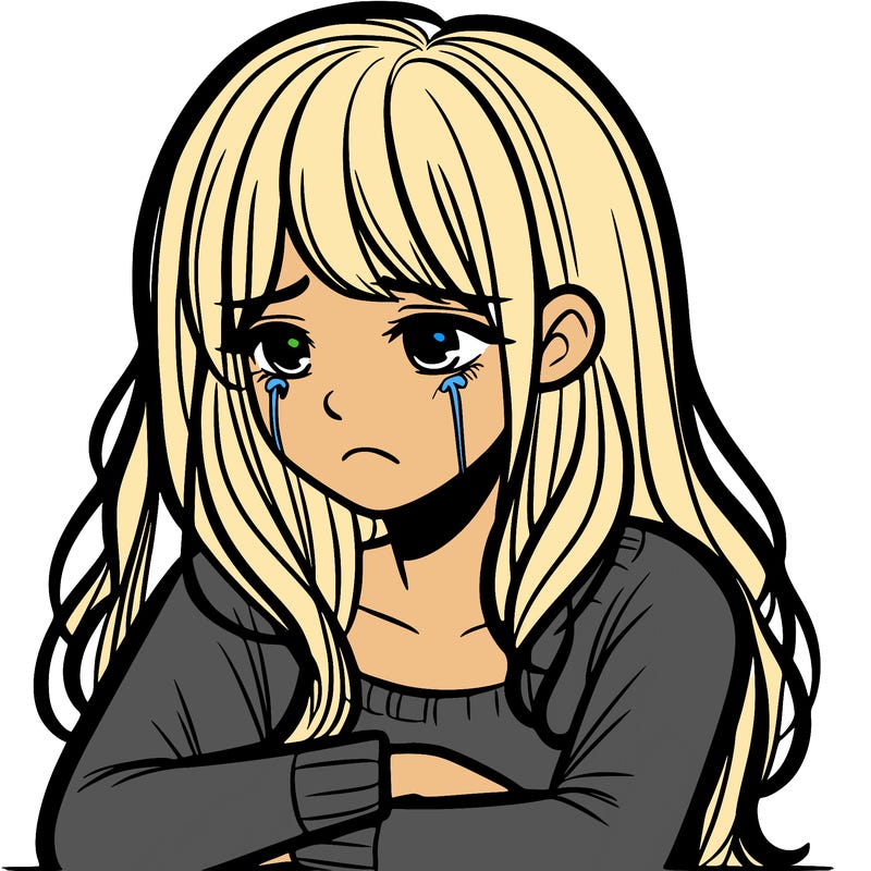sad girl teenage