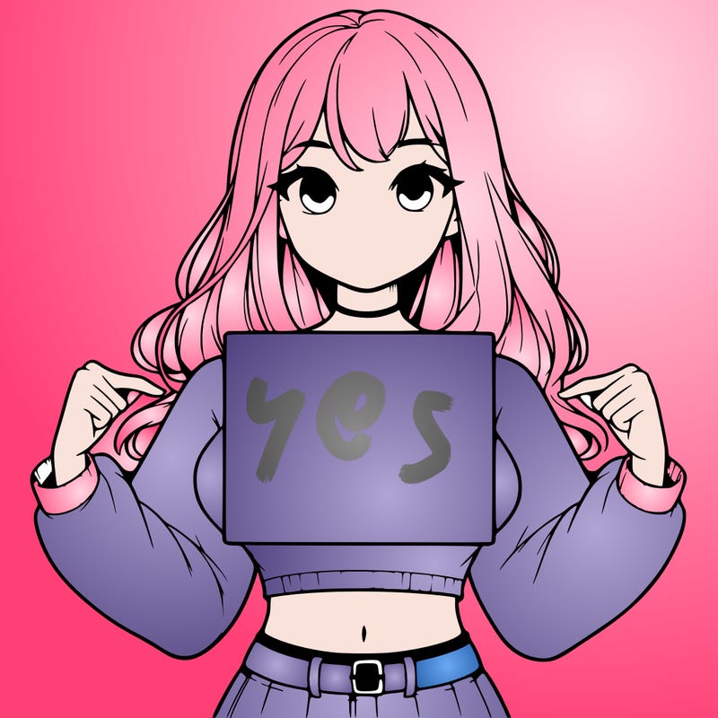 girl holding a blank sign in a long sleeve crop top