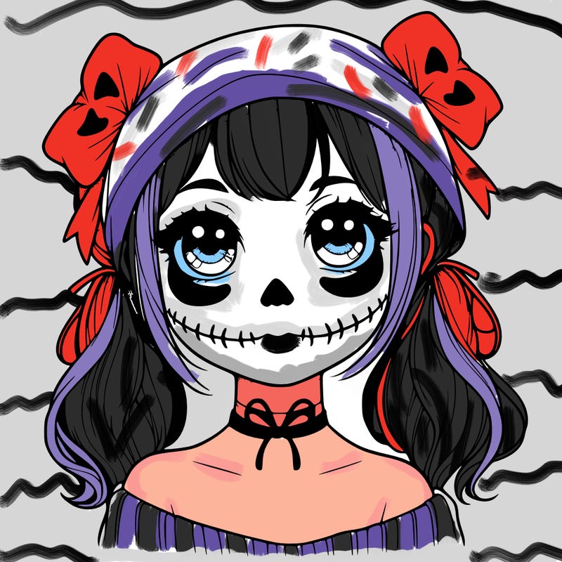 realistic girl halloween