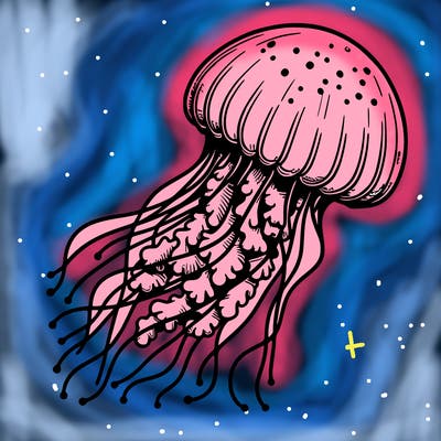 realistic jellyfish