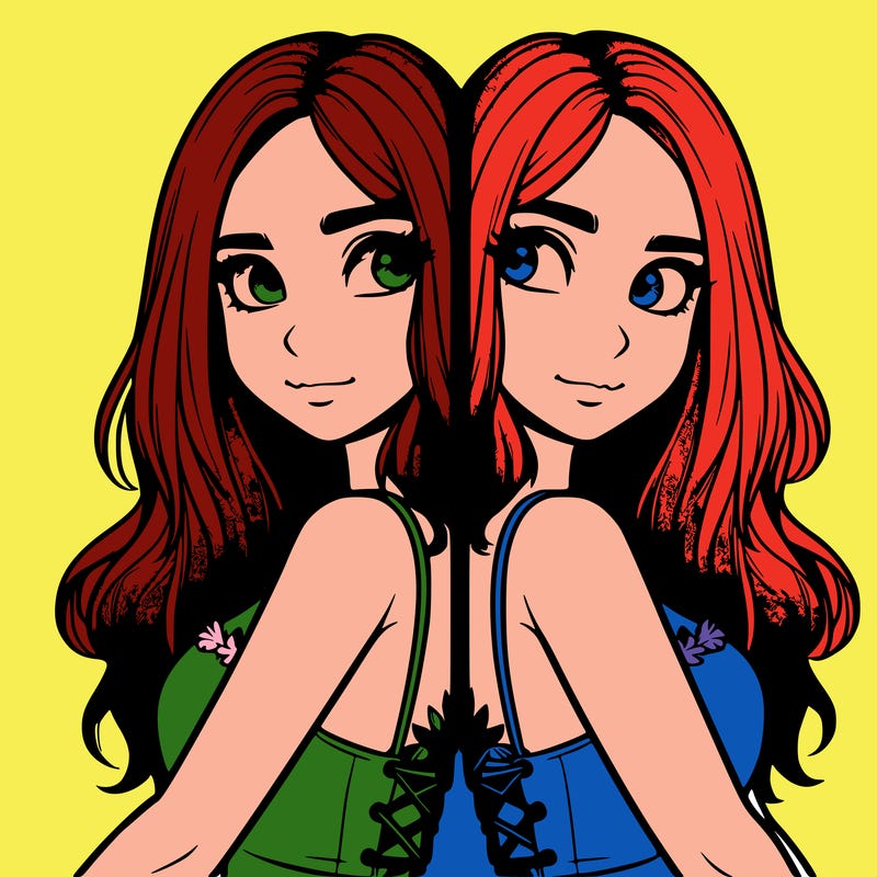 a realistic girl split