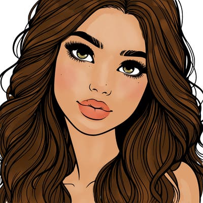 beautiful realistic girl