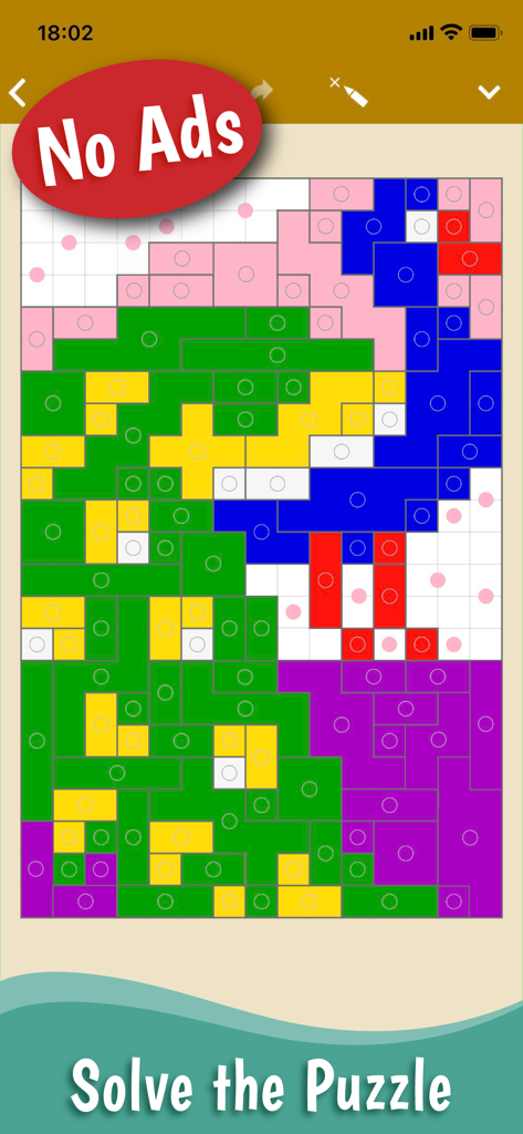 Sym-a-Pix: Nonogram Symmetry - Sym-a-Pix logic puzzle screenshot showing a colorful peacock pixel art grid