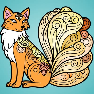 spirit animal nine-tailed fox