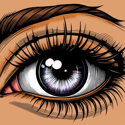 realistic eye