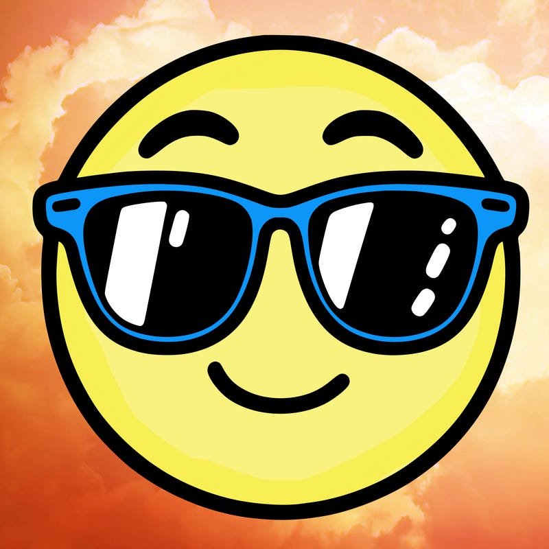 emoji with sunglasses