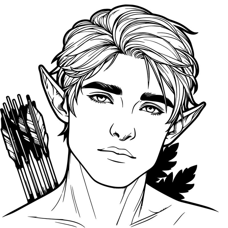 realistic male elf