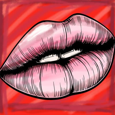 realistic lips