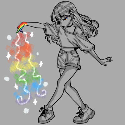 realistic girl danceing