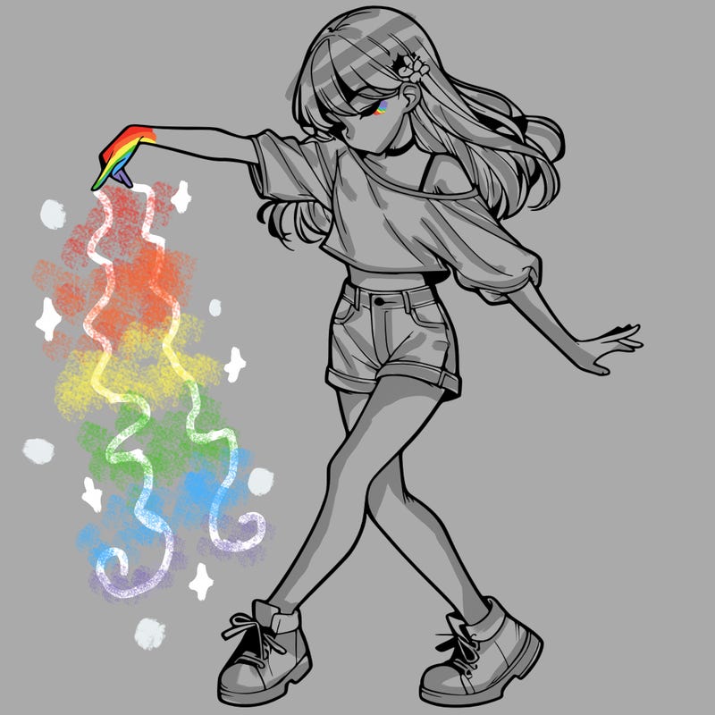 realistic girl danceing