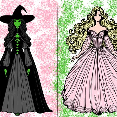 elphaba and glinda