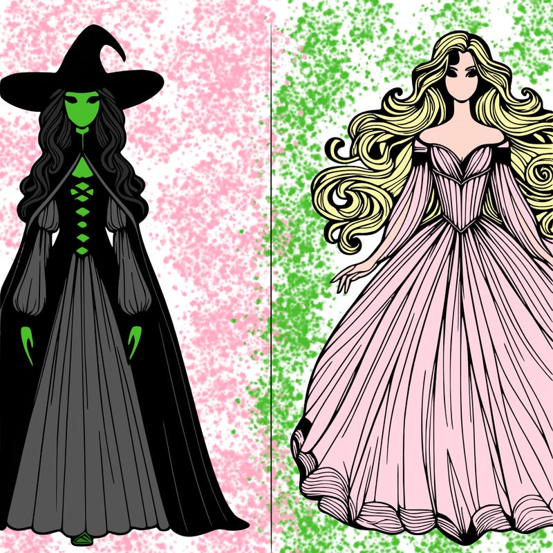 elphaba and glinda