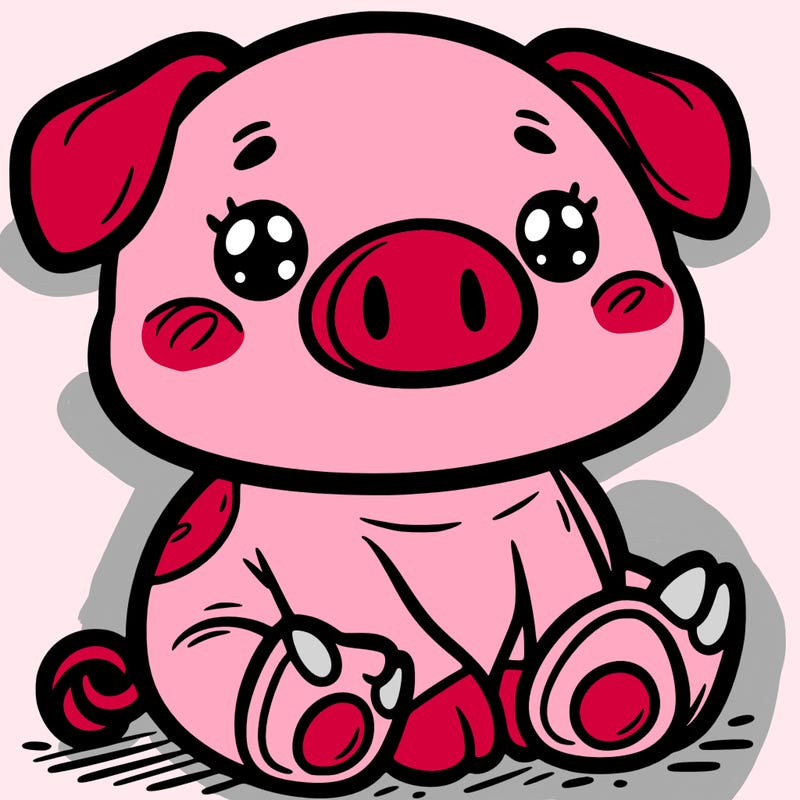 pig cute