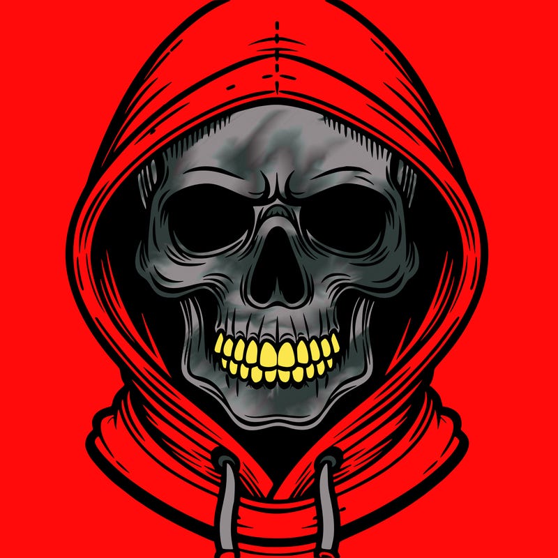 skull hoodie