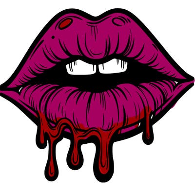 lips that look realistic and drip