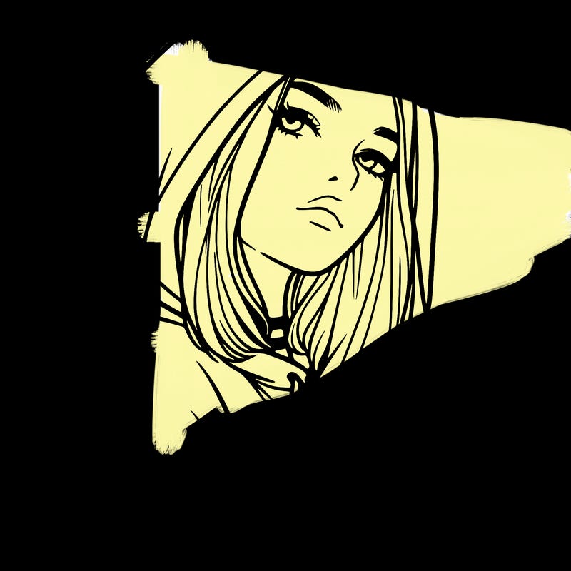 a realistic girl in a hoodie