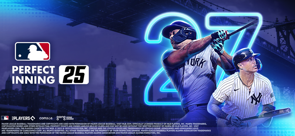 MLB Perfect Inning 25 game cover featuring Giancarlo Stanton of the New York Yankees