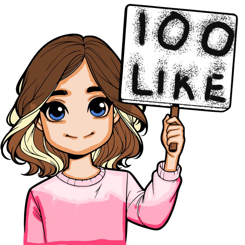 realistic girl holding up a sign