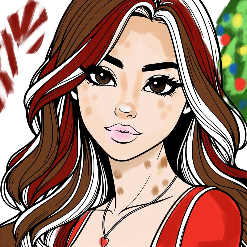 beautiful realistic girl