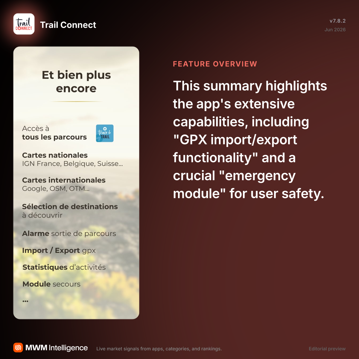 Trail Connect - Sports App | MWM