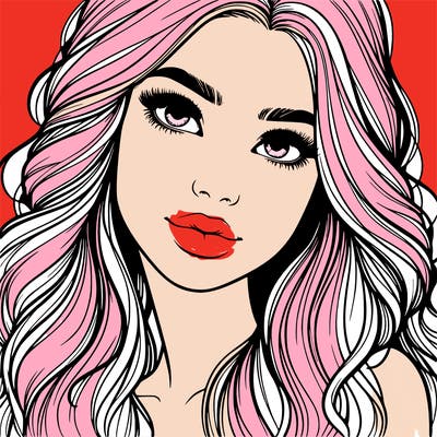 beautiful realistic girl