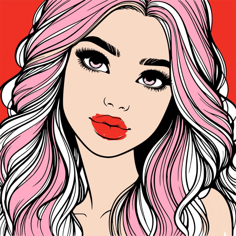 beautiful realistic girl