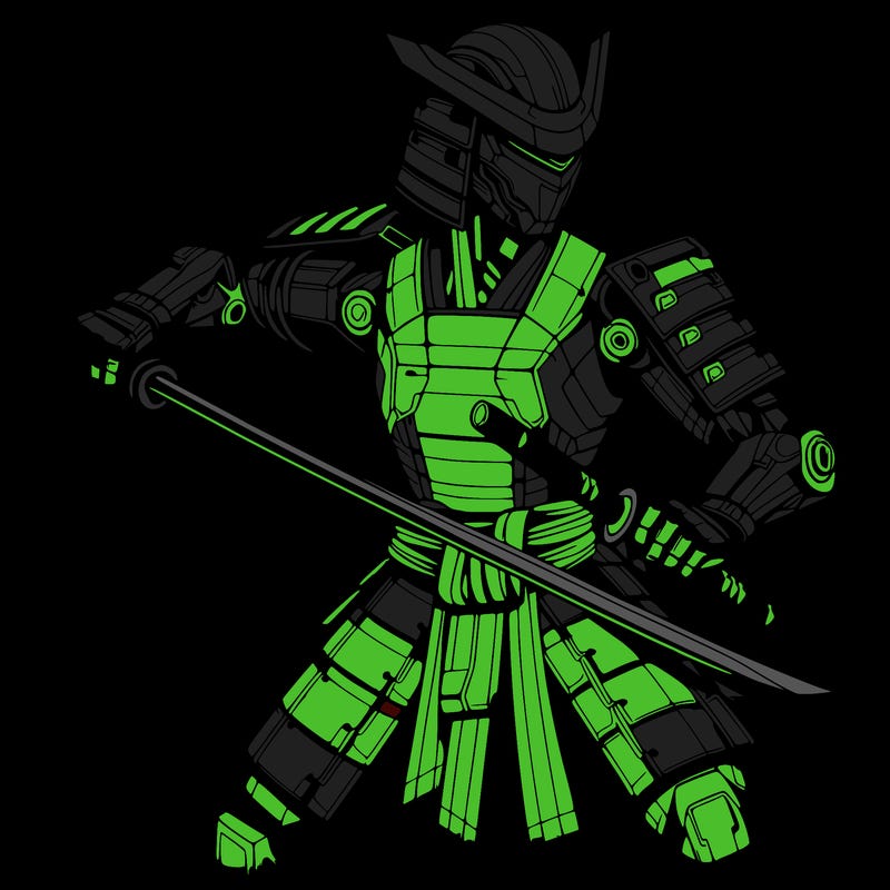 samurai, futuristic