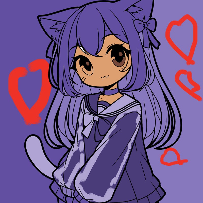 cat anime girl