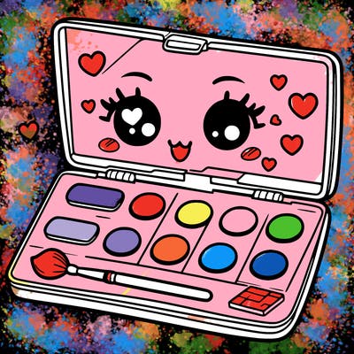 makeup pallet