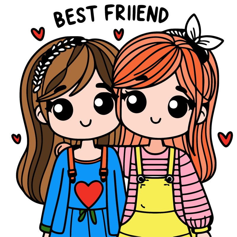best friend girl