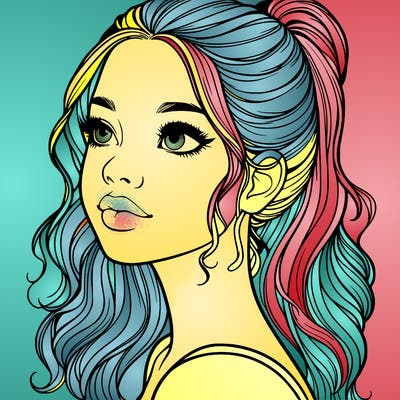 beautiful realistic girl