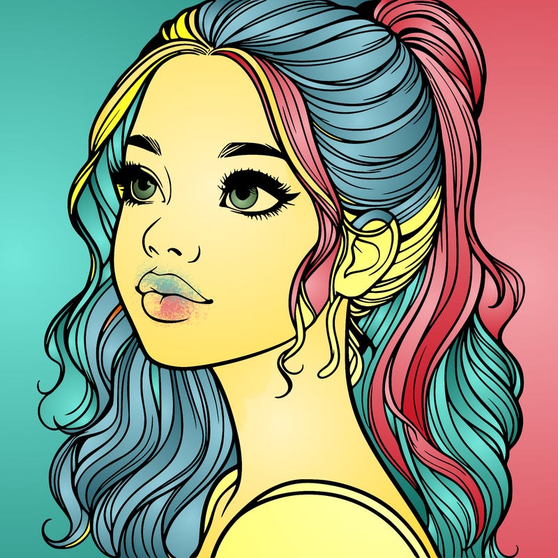 beautiful realistic girl