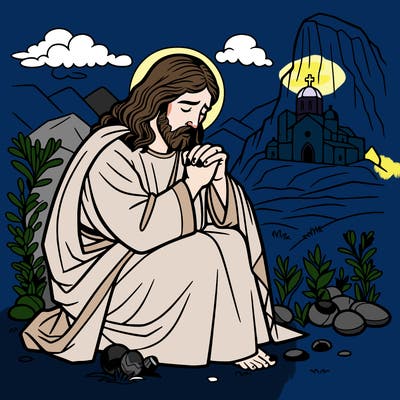 jesus praying in gethsemane