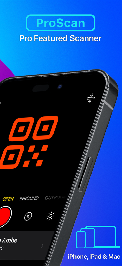 Asset Tracker for Business - Oberfläche der Asset Tracker for Business App, die die ProScan-Funktion auf einem iPhone zeigt.