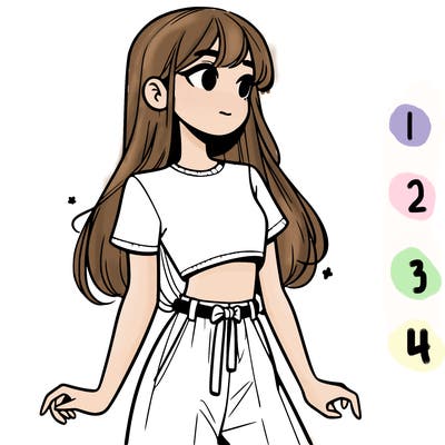 girl in a cute crop top