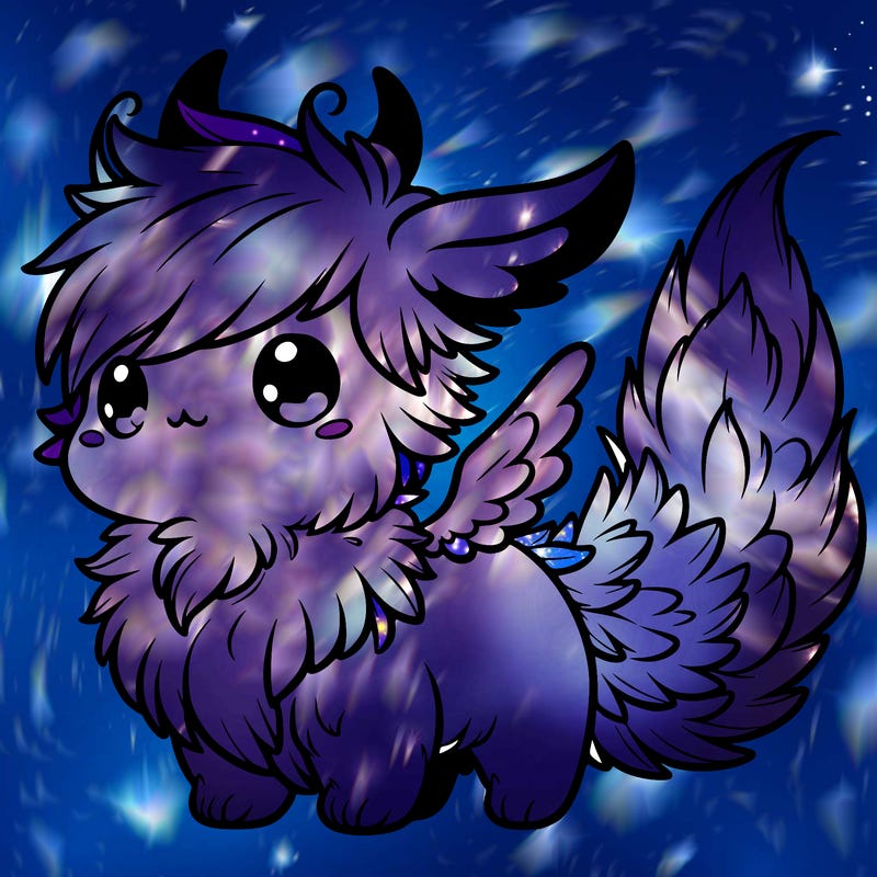 cute furry magical mythical fluffy creature